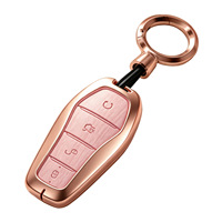 Coque de clé télécommande BYD compatible avec BYD Han EV, Tang DM, Qin Plus, Song Pro/MAX, Yuan, ATTO 3, Dolphin – Étui de protection pour clé
