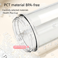 Gobelet pour bébé en Tritan de qualité supérieure (630 ml) avec ouverture du couvercle à une touche, design minimaliste et propriétés résistantes à la chaleur