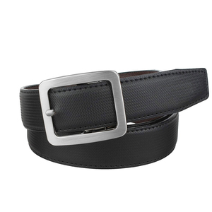 Nouvelle Arrivée Ceinture en Cuir Décontractée pour Homme, Ajustement Confortable, Couleur Unie, Design Personnalisé, Boucle en Acier, Étanche et Durable - Product Image 4
