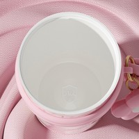 Vaso Térmico de Acero Inoxidable 316 con Diseño Floral, Ecológico, de Gran Capacidad (710 ml), Aislado por 12 Horas, con Pajita, para Mujer