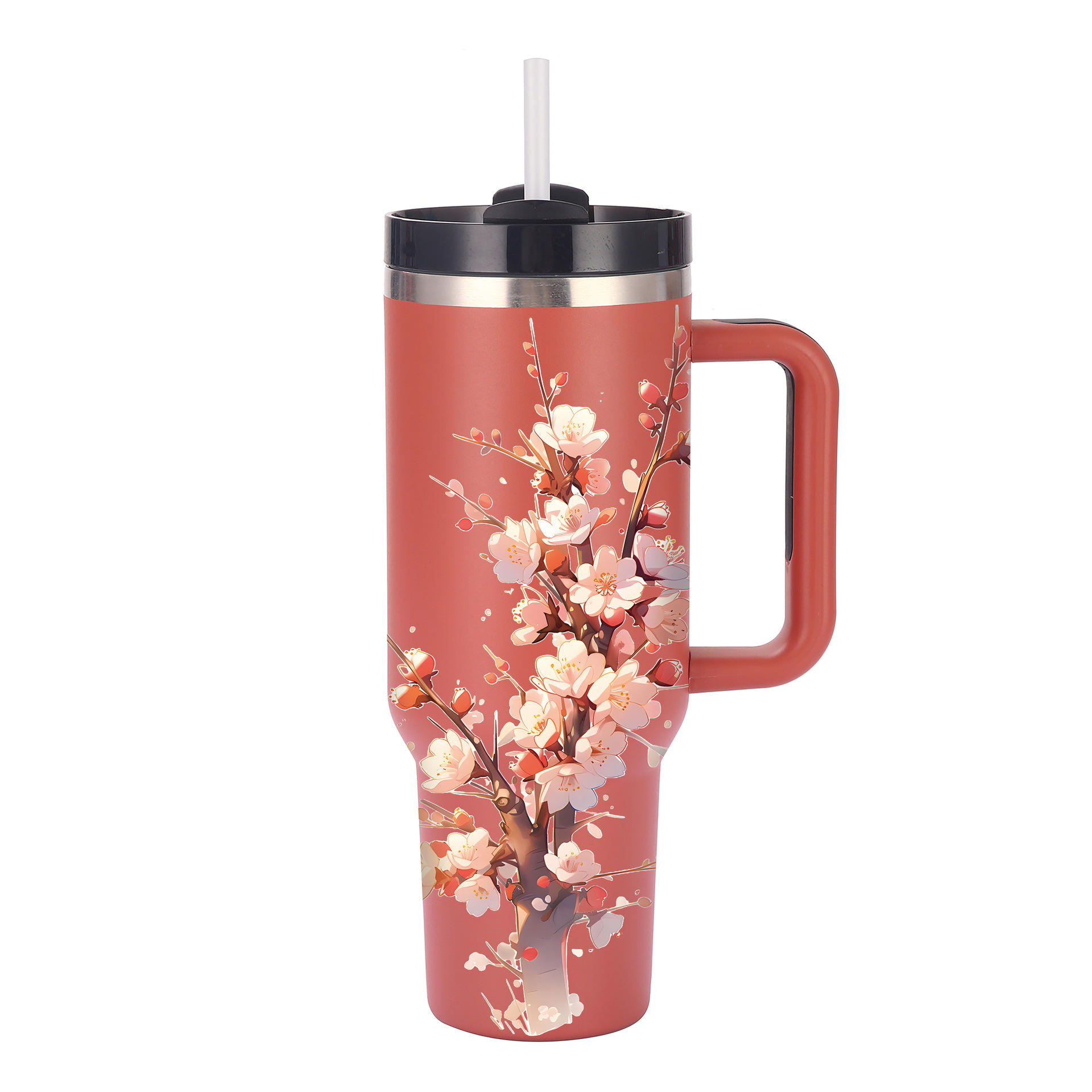 Broderie Rouge-Fleur de Pêche-3