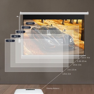 Nhà Sản Xuất Của 120 Inch Trắng Nhựa Máy Chiếu Điện Cụ 4:3 HD Màn Hình Chiếu HD Rèm Cho Rạp Hát Tại Nhà Văn Phòng - Product Image 3