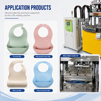Machine de fabrication de bavoirs pour bébés en silicone pour la production de bavoirs d'alimentation pour bébés LSR