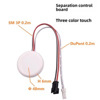 Interrupteur à induction à déflecteur DC5v-24v sans poinçonnage LED interrupteur tactile à capteur basse tension à balayage manuel pour armoires et armoires