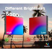 P5 P6.67 Tam Renkli Büyük Boy 4K Dış Mekan Led Reklam Ekranı 96X96 P5 LED Dış Mekan Ekranları Yol Kenarı için