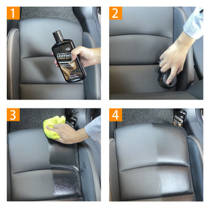Kit de cuidado de cuero de 450mL, mantiene el asiento del coche, Gel de condición de cuero suave y flexible para brillo, limpiador y protección de cuero Interior - Product Image 6