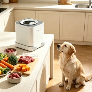 USMILEPET Machine automatique <span class=keywords><strong>pour</strong></span> la préparation de nourriture fraîche <span class=keywords><strong>pour</strong></span> animaux de compagnie, 2,5 L, couleur blanc-vert, machine à cuisiner la nourriture <span class=keywords><strong>pour</strong></span> chiens faite <span class=keywords><strong>maison</strong></span>, écran tactile LCD, 6 modes prédéfinis - Product Image 1