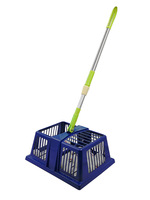 Panier de ramassage de balles de tennis de table et de badminton en alliage d'aluminium, télescopique et à angle réglable, expédié directement de l'usine
