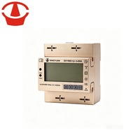 Compteur d'énergie intelligent triphasé 230-400V 10-80A Précision 1000 imp kWh 4 modules Rail DIN