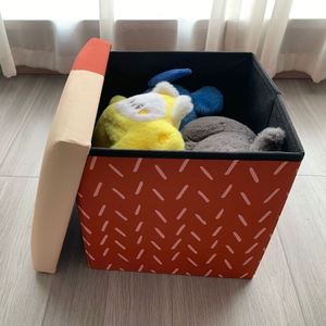 Baúl de Juguetes Plegable Oxford con Tapa, Otomana de Almacenamiento para Niños, 30*30*30cm - Product Image 6