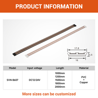 Étagères de supermarché en PVC + cuivre, rail magnétique conducteur durable, présentoirs de vente au détail, présentoirs à bijoux, support d'affichage réglable