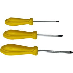 Gelber Kunststoffgriff Kreuzschlitz Industriequalität Professioneller Mehrzweck Hochwertiger Schraubendreher - Product Image 2