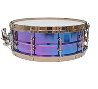 Tambourin métallique arc-en-ciel dégradé électroplaqué pour fanfare, instrument de percussion de parade, vente en gros