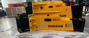 SOOSAN SB 43 Box Type <b>Hydraulic</b> <b>Breaker</b> for 6-9 Tons Mini Excavators Backhoe Loader Skid Steer Loader Engine Motor 1 Year - Product Image 5