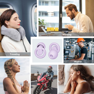 Bouchons d'oreilles personnalisés anti-bruit pour le sommeil, protection auditive, accessoires pour festivals, bouchons d'oreilles souples en silicone, bouchons d'oreilles tunnel - Product Image 4