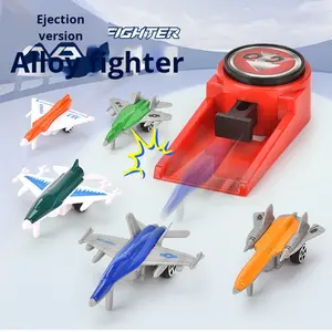 Fabrika doğrudan sınır ötesi satış Mini plastik askeri uçak oyuncak modeli çocuklar için geri çekme tasarımı doğum günü hediyesi - Product Image 1