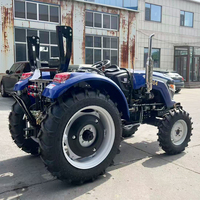Neuer Kompakt-Traktor aus China 4x4 für Landwirtschaft und Gewächshäuser 80 PS Multifunktionaler Diesel-Hydraulik-Radtraktor