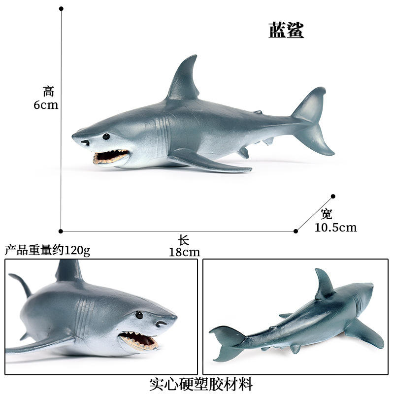 Tiburón azul mediano M-118