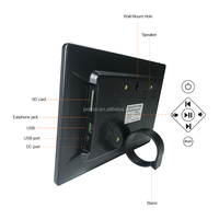 Großhandel 10 Zoll Slim LCD Digitales Fotoalbum Touchscreen USB-Laufwerk Karte mit WiFi-Funktion und Uhr für Bulk Buy