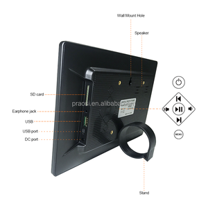 Venta al por mayor de 10 pulgadas Delgado LCD álbum de fotos digital de pantalla táctil USB Tarjeta de unidad con función WiFi y reloj para <span class=keywords><strong>comprar</strong></span> a granel - Product Image 6