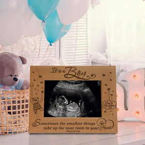 Echt Elzenhouten <span class=keywords><strong>Frame</strong></span> 5X7Inch 6X8 8X10Inch Natuurlijke Kleur Baby Echografie Beuken Hout Foto Fotolijst Als Festival Geschenken - Product Image 4