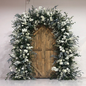 GNW 10ft enorme cornice in legno <span class=keywords><strong>con</strong></span> arco di <span class=keywords><strong>fiori</strong></span> decorazione della fase di nozze <span class=keywords><strong>sfondo</strong></span> nuziale <span class=keywords><strong>fiori</strong></span> arco design - Product Image 2