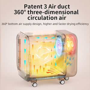 Caja secadora inteligente de lujo para mascotas 180L diseño moderno de plástico ecológico para perros y gatos herramientas de baño frescas y elegantes al por mayor - Product Image 5