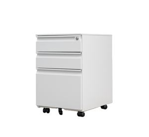 Archivador Móvil de Acero con 3 Cajones, Archivador de Oficina con Cajones Debajo del Escritorio, Archivador Móvil Luoyang - Product Image 1