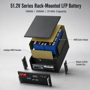 Paquete de Baterías <span class=keywords><strong>LiFePO4</strong></span> de 48V 5Kwh 10Kw 15Kwh para Montaje en Rack, Batería de Litio para Montaje en Rack OEM - Product Image 3
