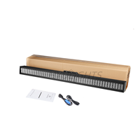 200W LED RGB 3-en-1 192 barre de séparation lumière stroboscopique Super lumineux DJ Wash Bar effets d'éclairage de scène contrôle DMX