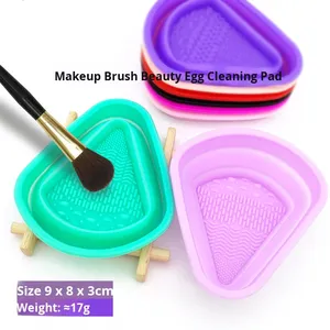 Bol de nettoyage pliable en silicone pour pinceaux de maquillage, tampon exfoliant, outil de nettoyage de masques et cosmétiques pour usage domestique - Product Image 5