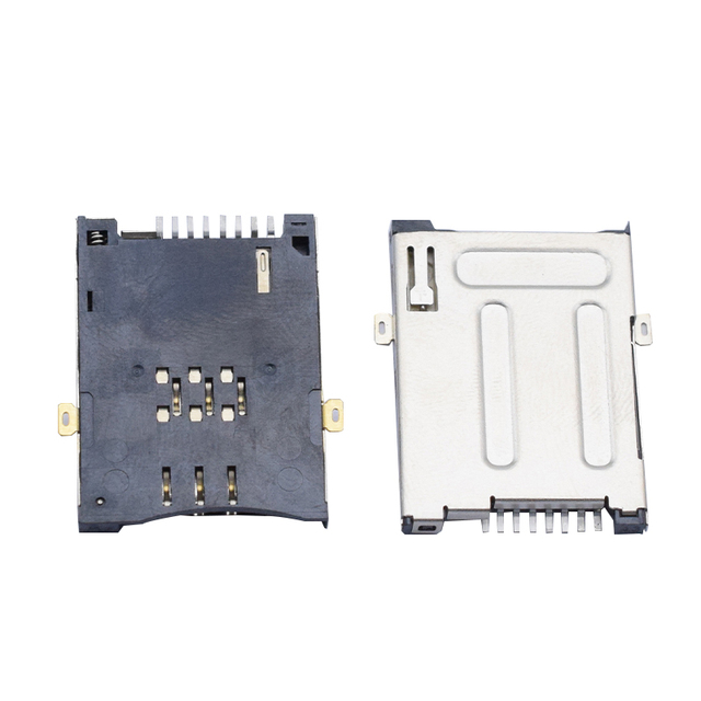High Quality Memory Slot Mobile Phone Card Connector 8 Pin Micro SD Sim Card Socket Connector