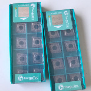 Insertos de Carburo de Tungsteno para Torneado CNC Taegutecs CNMG 120408 MT CT3000, Forma Rómbica, 16 mm x 1.5 mm - Product Image 1