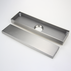 Maßgefertigter Linearer Langer Abfluss-Sieb, Verdeckter Anti-Haar-Duschablauf, Quadratischer Einsatz-Bodenablauf - Product Image 5