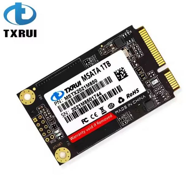 TXRUI OEM Internal Solid State Drive 128GB to 1TB MSATA SSD for Laptop Notebook Desktop SATA 3.0 Expansion Port Plastic Shell