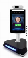 Détection de visage AI Système de présence de temps d'empreinte digitale Android de 8 pouces Terminal tourniquet de contrôle d'accès Interphone vidéo de visage RFID