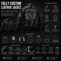 Blouson en cuir personnalisé avec logo pour homme, noir, patchwork, style racing, blouson universitaire, marque privée, patch de course, blouson bomber, fabrication OEM