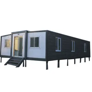 Prefabricated 40ft Keep warm folding expandable luxury container house and folding home