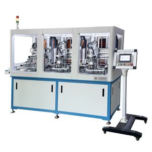 Nouvelle imprimante à plat automatique tricolore pour plastique, système UV LED, contrôle PLC, écran tactile, panneaux d'appareils électroménagers, 3 stations - Product Image 3