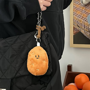 En gros : Porte-clés et breloques de sac à dos en peluche pomme de terre mignonne, pendentifs de couple, jouets en peluche pomme de terre - Product Image 4