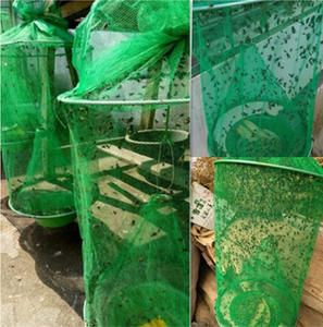 WB08112ดักแมลงในบ้านและสวนแบบแขวนใช้ซ้ำได้กับดักแมลงวันฆ่าแมลงวันแมลงวันแมลงวันกรงดักแมลง - Product Image 1