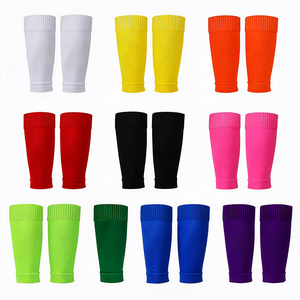 OEM Custom Logo Soccer Leg Protector Calf Compression Sleeve Men <strong>Football</strong> Leg Sleeves <strong>Footless</strong> <strong>Sock</strong> - Product Image 2