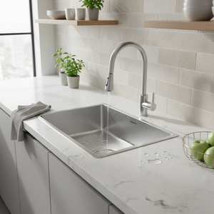 [CALMFORTE] Évier de cuisine CALMFORTE 540 avec système de drainage efficace pour un écoulement rapide de l'eau et moins de résidus - Product Image 3