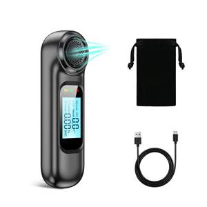 เครื่องทดสอบแอลกอฮอล์แบบพิเศษเครื่องตรวจจับความเข้มข้นของไวน์เครื่องวิเคราะห์ก๊าซความปลอดภัยบนท้องถนนแบบ AM01ความแม่นยำสูง - Product Image 3