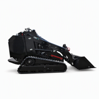 Harga Terbaik Compact Skid Steer Loader V800 Diesel Euro 5 Emission dengan Quick Attach Bucket Dijual di Alibaba International