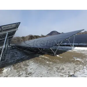 Système de montage solaire au sol Supports de montage de panneaux solaires Structure de montage solaire au sol