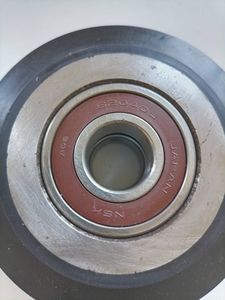 Piezas de elevación de rodillos de guía de alta velocidad 100*34*6204 rueda de ascensor OD100mm W34mm rodamiento escalera mecánica repuestos para ascensor escalera mecánica - Product Image 4
