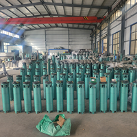 Pompe à eau submersible pour puits profond de 8 pouces en fonte, 32m³/h, hauteur de refoulement 104m, 15kW, 380V, pour l'approvisionnement en eau du bétail, directement de l'usine