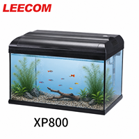 LEECOM Kit d'aquarium en verre ultra-transparent avec éclairage LED et filtre multi-étapes - Vente en gros, directement de l'usine