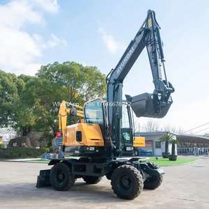 Mini Excavadora de Ruedas Hyundai HW60, Marca Famosa Hecha en China - Product Image 4